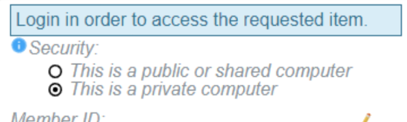 Security Options